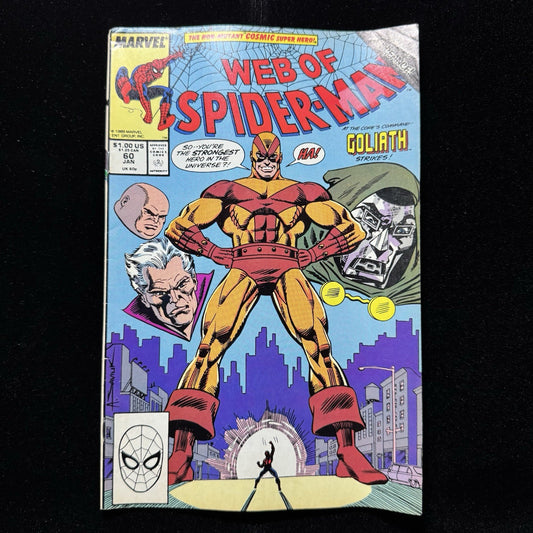 Web Of Spider-Man 60 - Copper Age Marvel Comics 1990