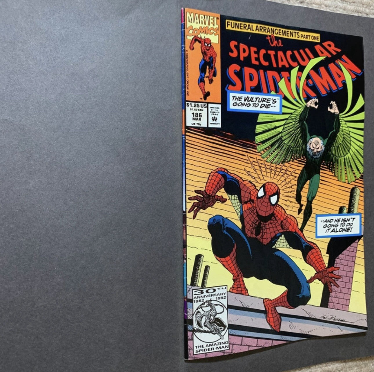 Spectacular Spider-Man 186 - Modern Age Marvel Comics 1992