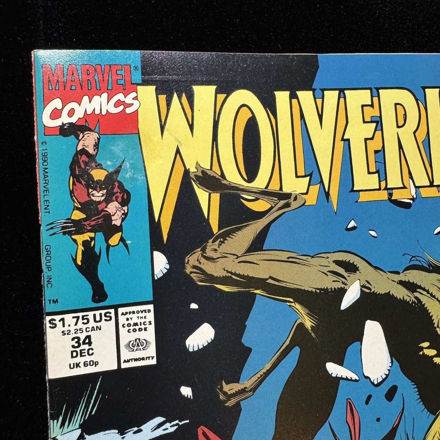 Wolverine 34 - Copper Age Marvel Comics 1990