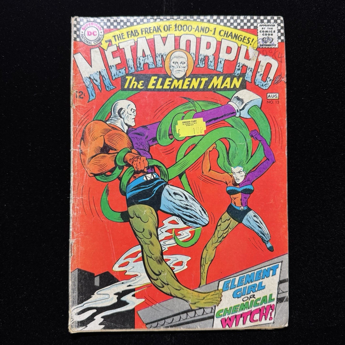 Metamorpho 13 - Silver Age Dc Comics 1967