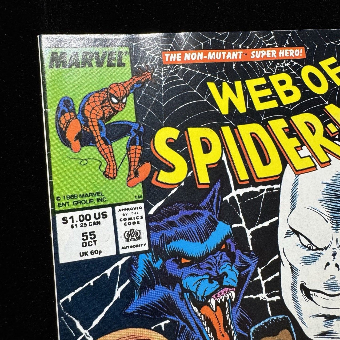 Web Of Spider-Man 55 - Copper Age Marvel Comics 1989