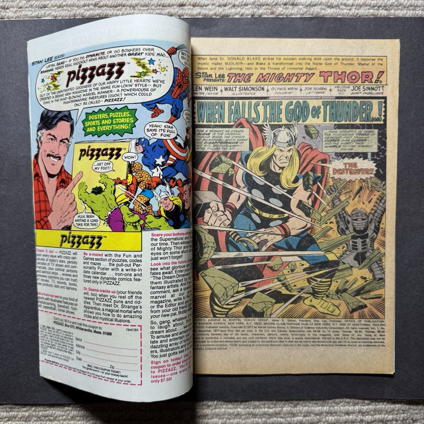 Thor 265 - Bronze Age Marvel Comics 1977