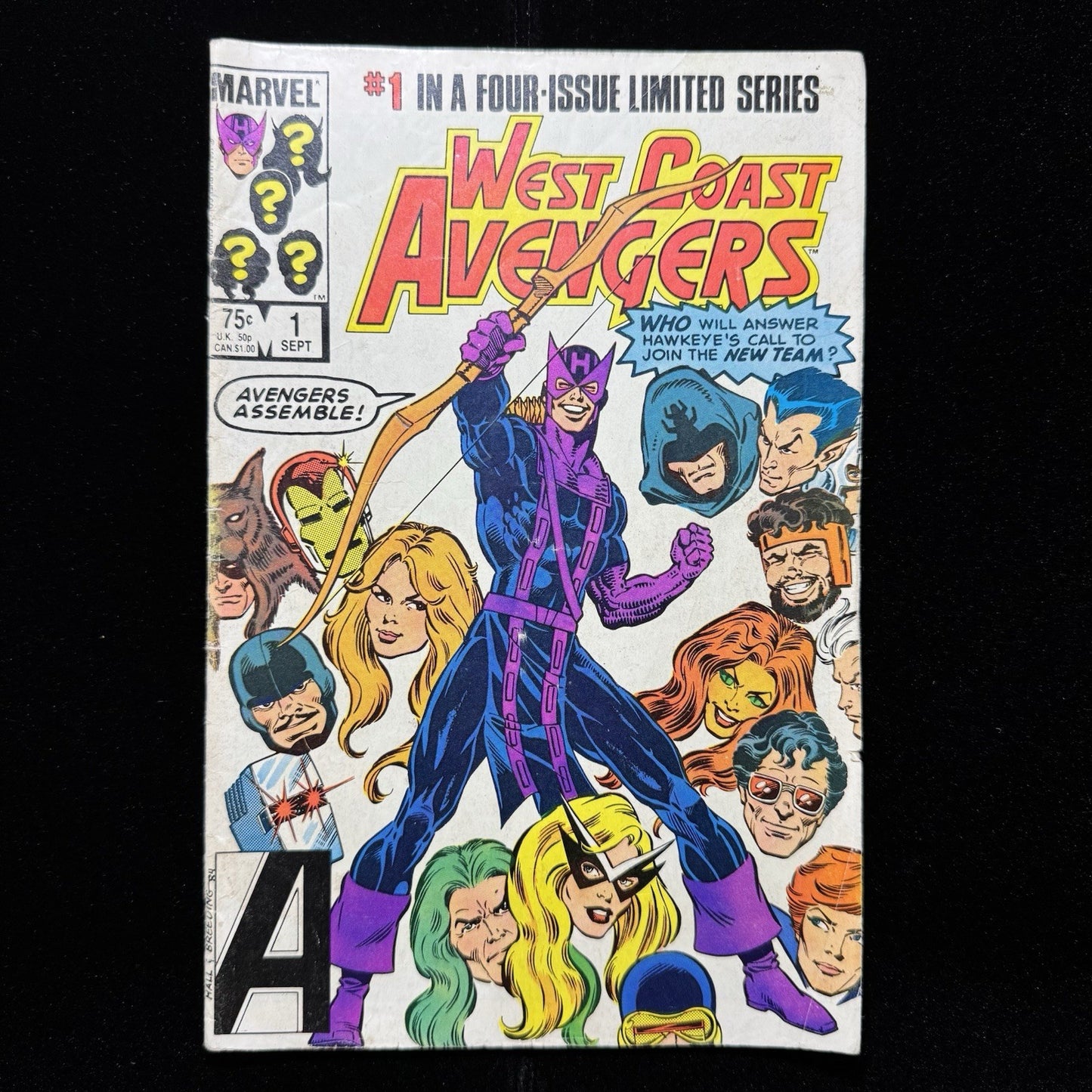 West Coast Avengers 1 - 1st App West Coast Avengers - Copper Age Marvel 1984