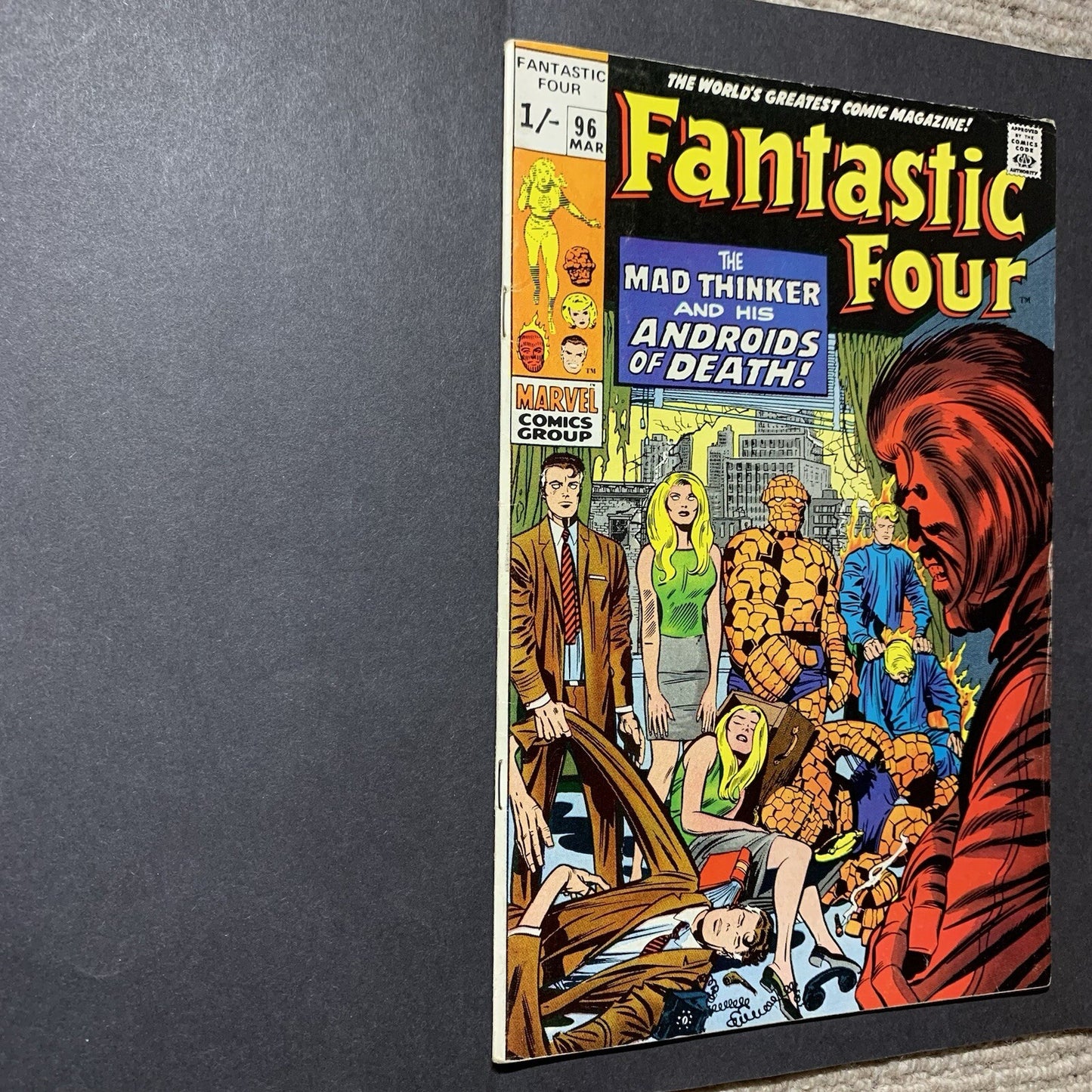 Fantastic Four 96/ Bronze Age Marvel Comics 1970/ FN