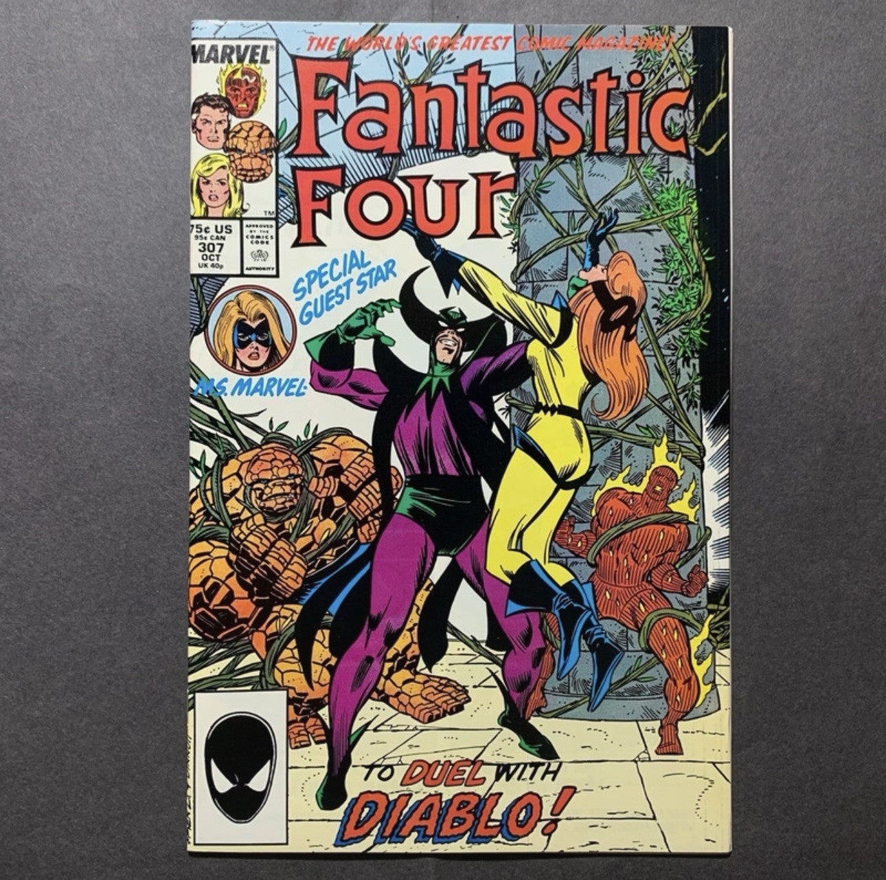 Fantastic Four 307/ copper age marvel comics 1987