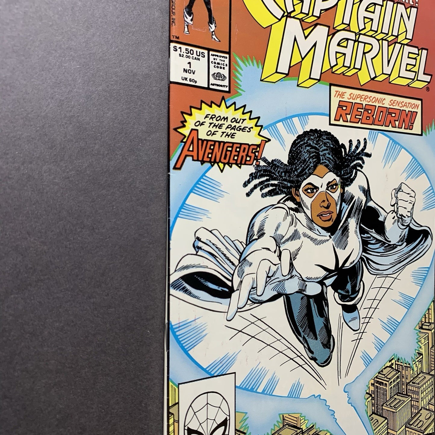 Giant Size Captain Marvel 1 - Copper Age Marvel Comics 1989
