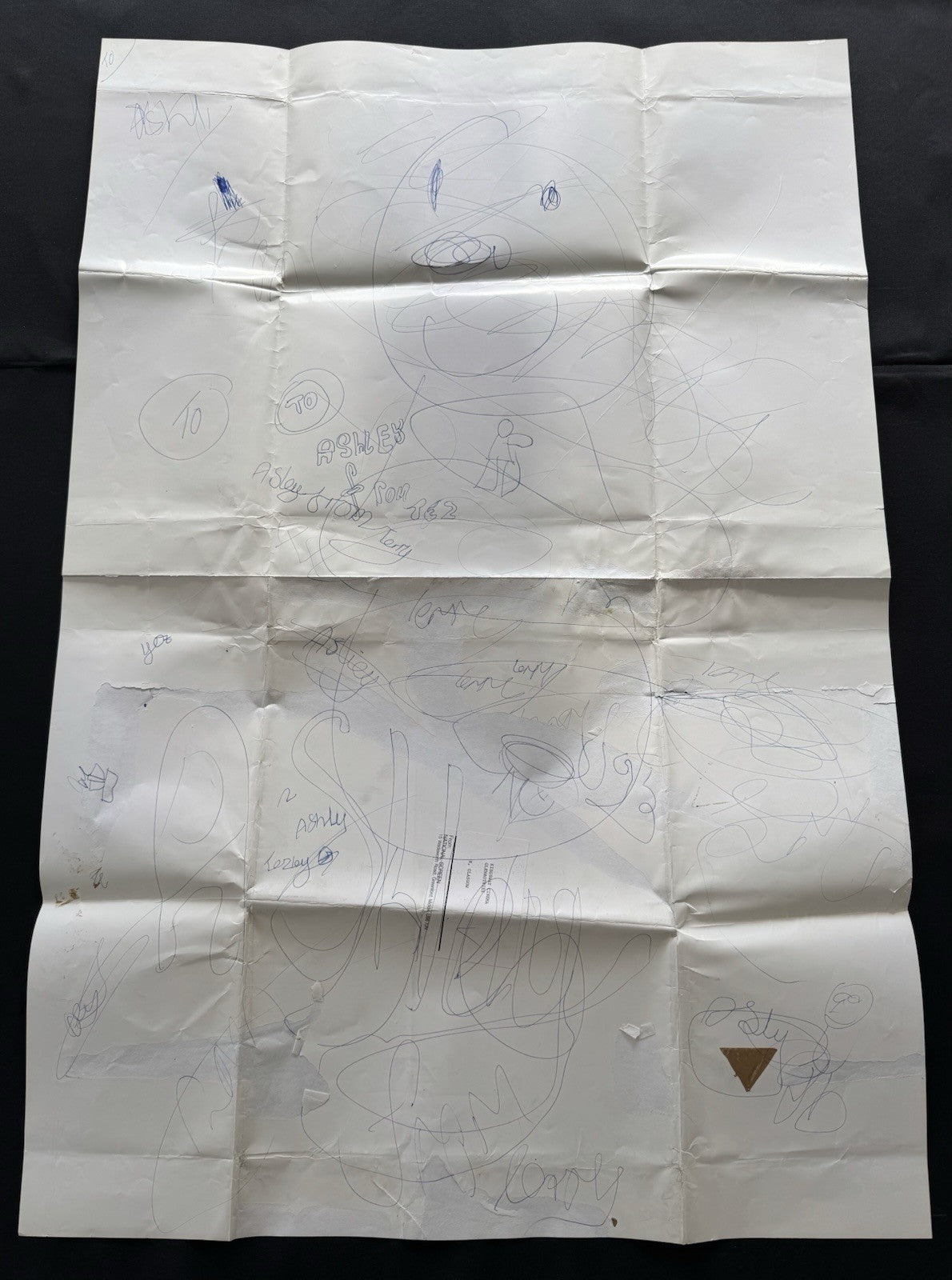 Dragon The Bruce Lee Story 1993 - Original US One Sheet Poster - Folded
