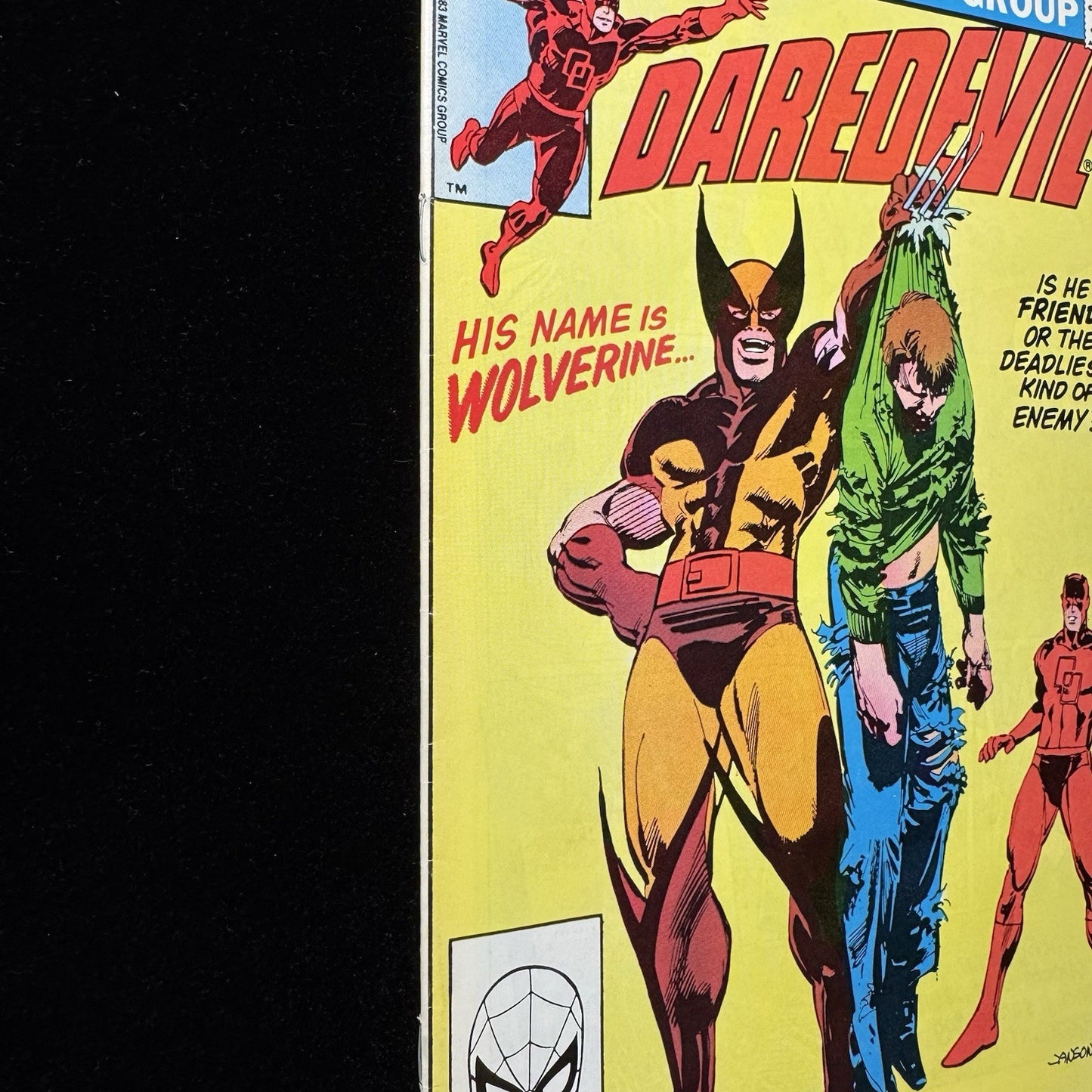 Daredevil 196 - 1st Meeting Of Daredevil And Wolverine - Bronze Age Marvel 1983