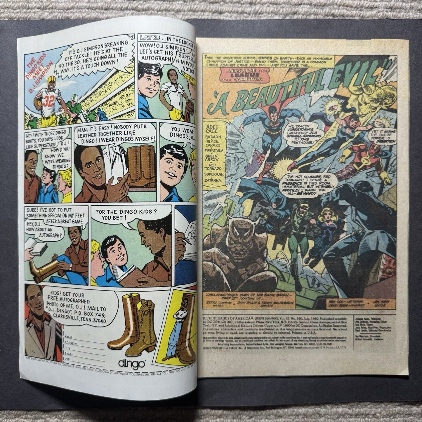 Justice League 180 - Bronze Age Dc Comics 1980