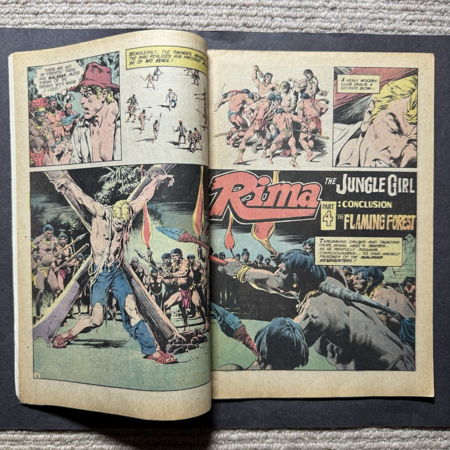 Rima The Jungle Girl 4 - Bronze Age Dc Comics 1974