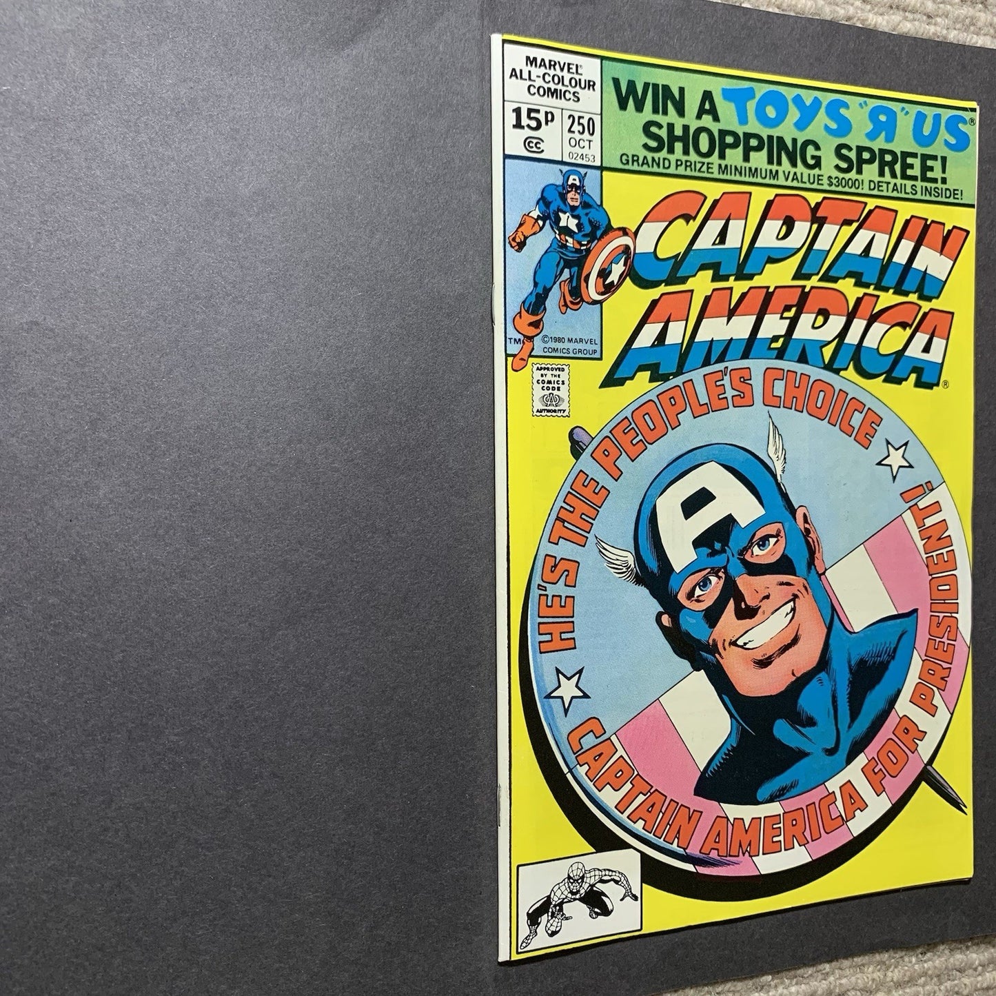 Captain America 250/ Bronze Age Marvel Comics 1980/ NM