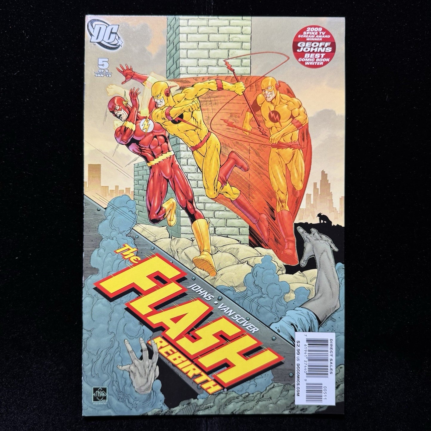 Flash Rebirth 5 - Irey West Becomes Impulse - Modern Age Dc Comics 2009
