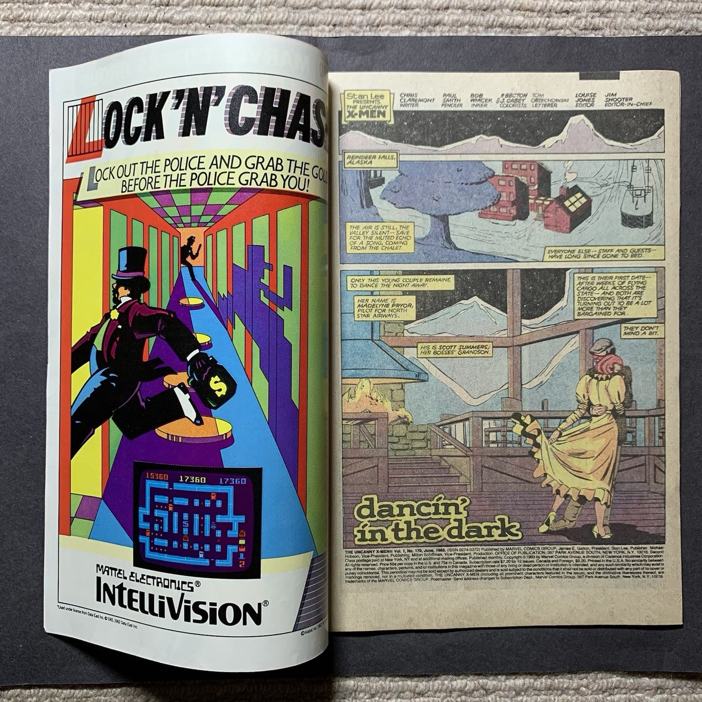 Uncanny x-men 170/ Bronze Age marvel comics 1983