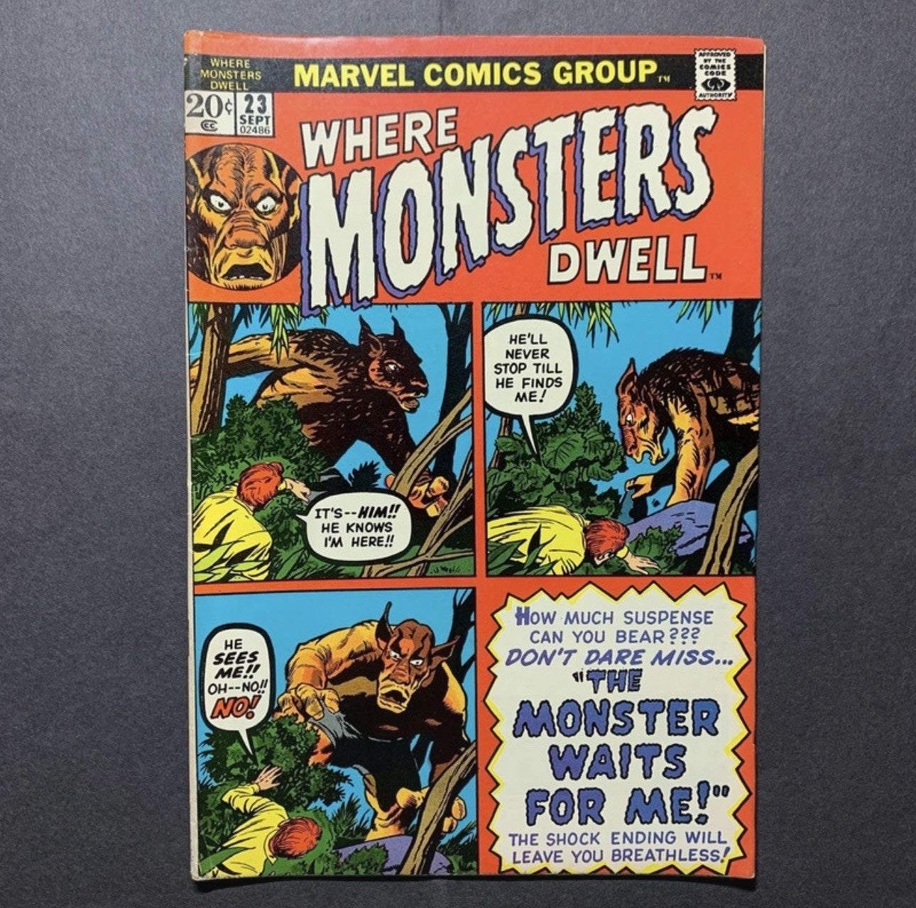 Where Monsters Dwell 23 - Bronze Age Marvel Comics 1973