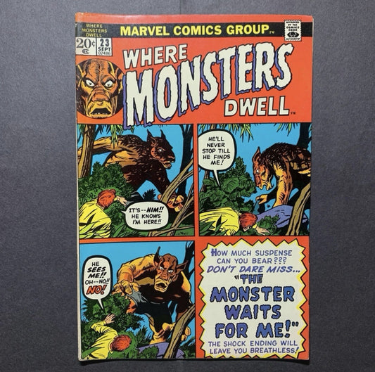 Where Monsters Dwell 23 - Bronze Age Marvel Comics 1973