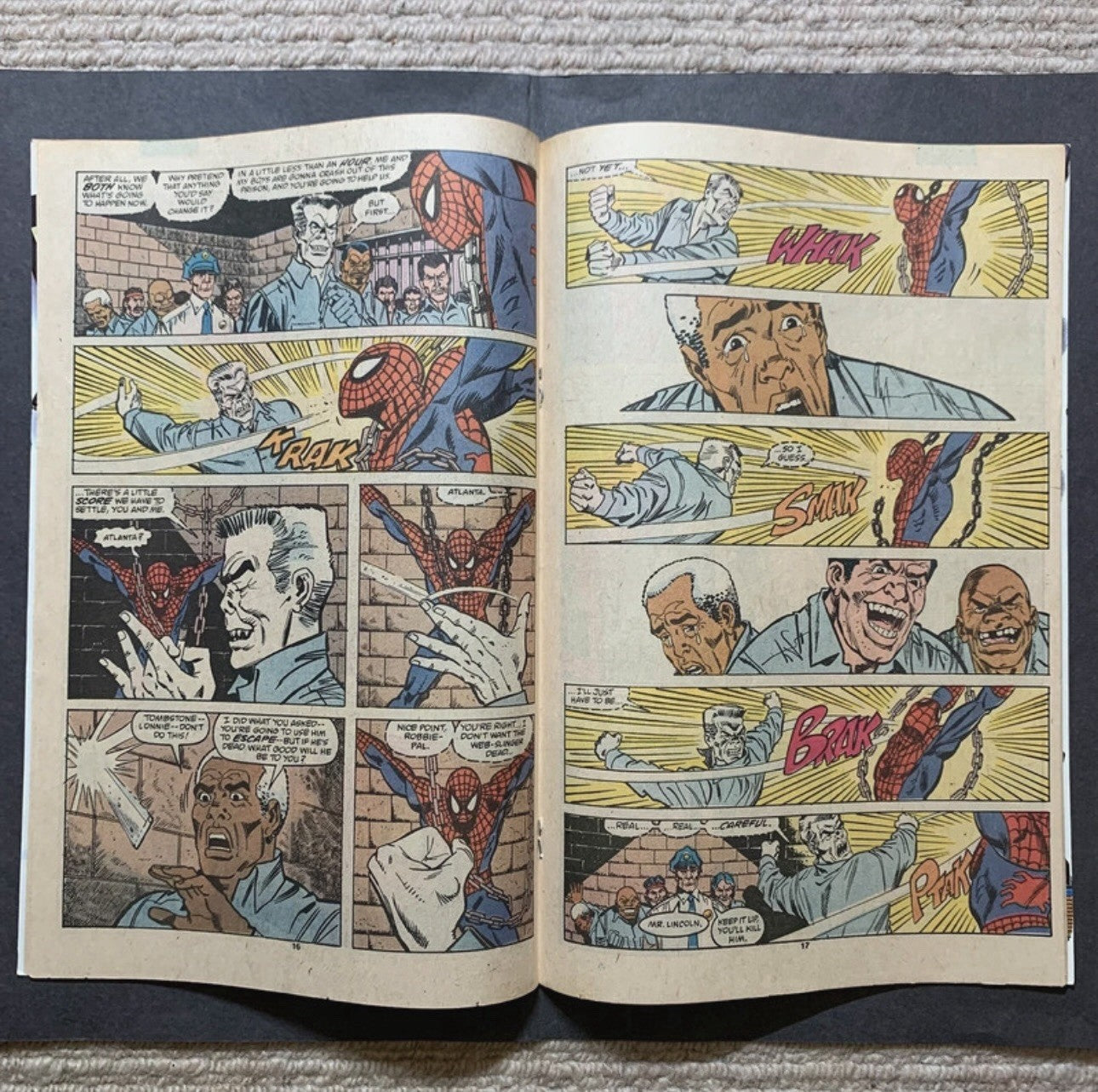 Spectacular Spider-Man 155 - Copper Age Marvel Comics 1989