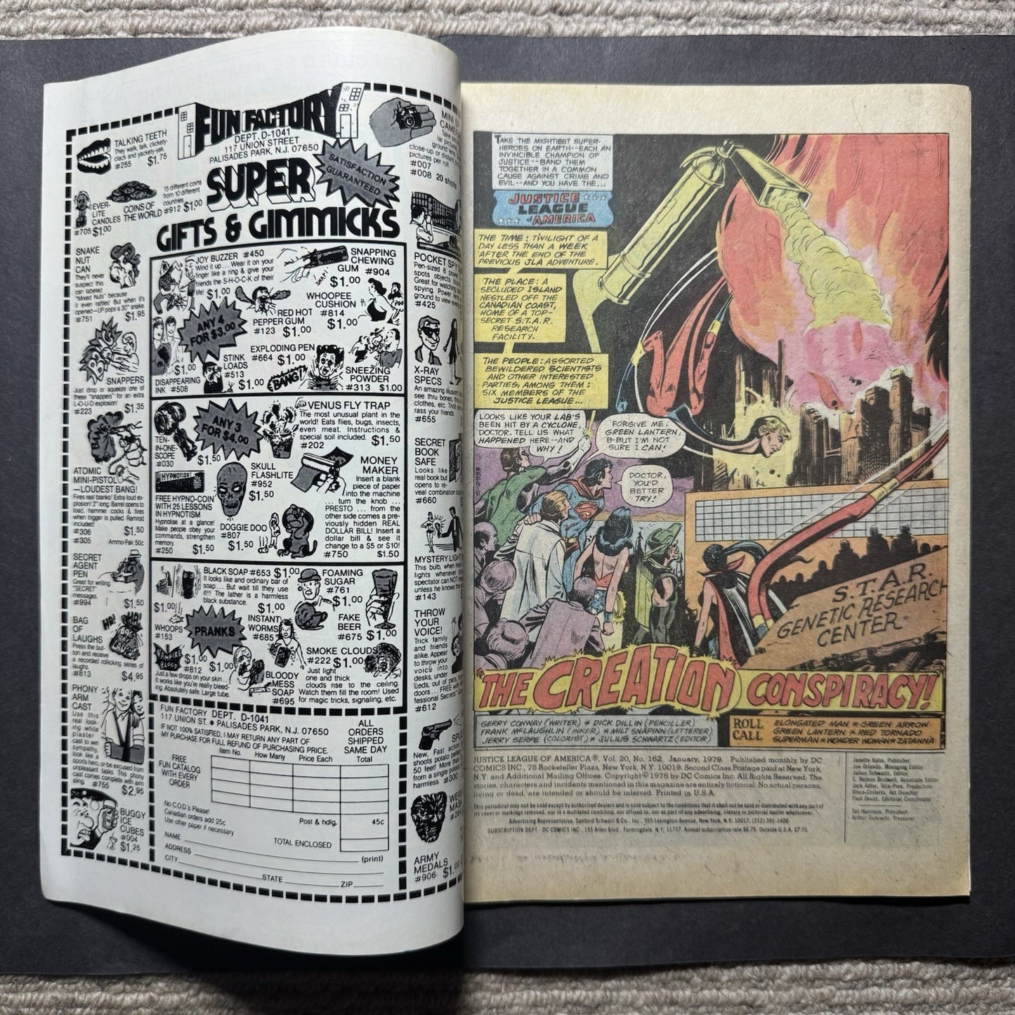 Justice League 162 - Bronze Age Dc Comics 1979