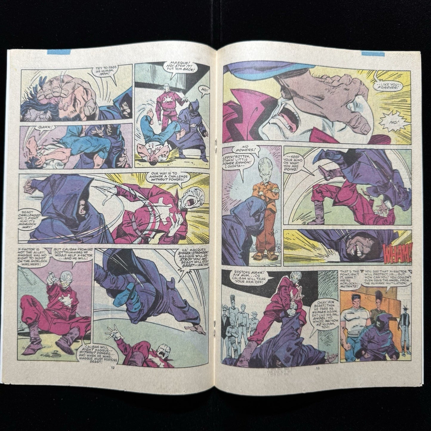 X-Factor 15 - Angel’s Wings Are Amputated - Copper Age Marvel Comics 1987