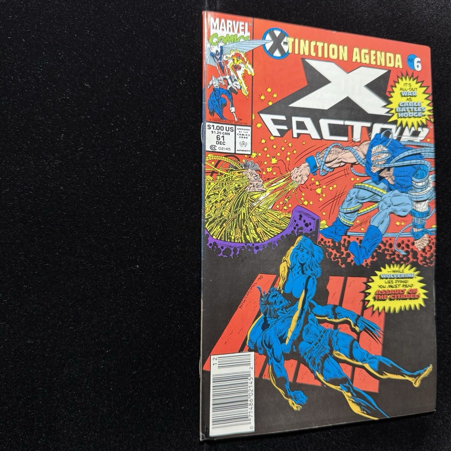 X-Factor 61 - Newsstand Edition - Copper Age Marvel Comics 1990