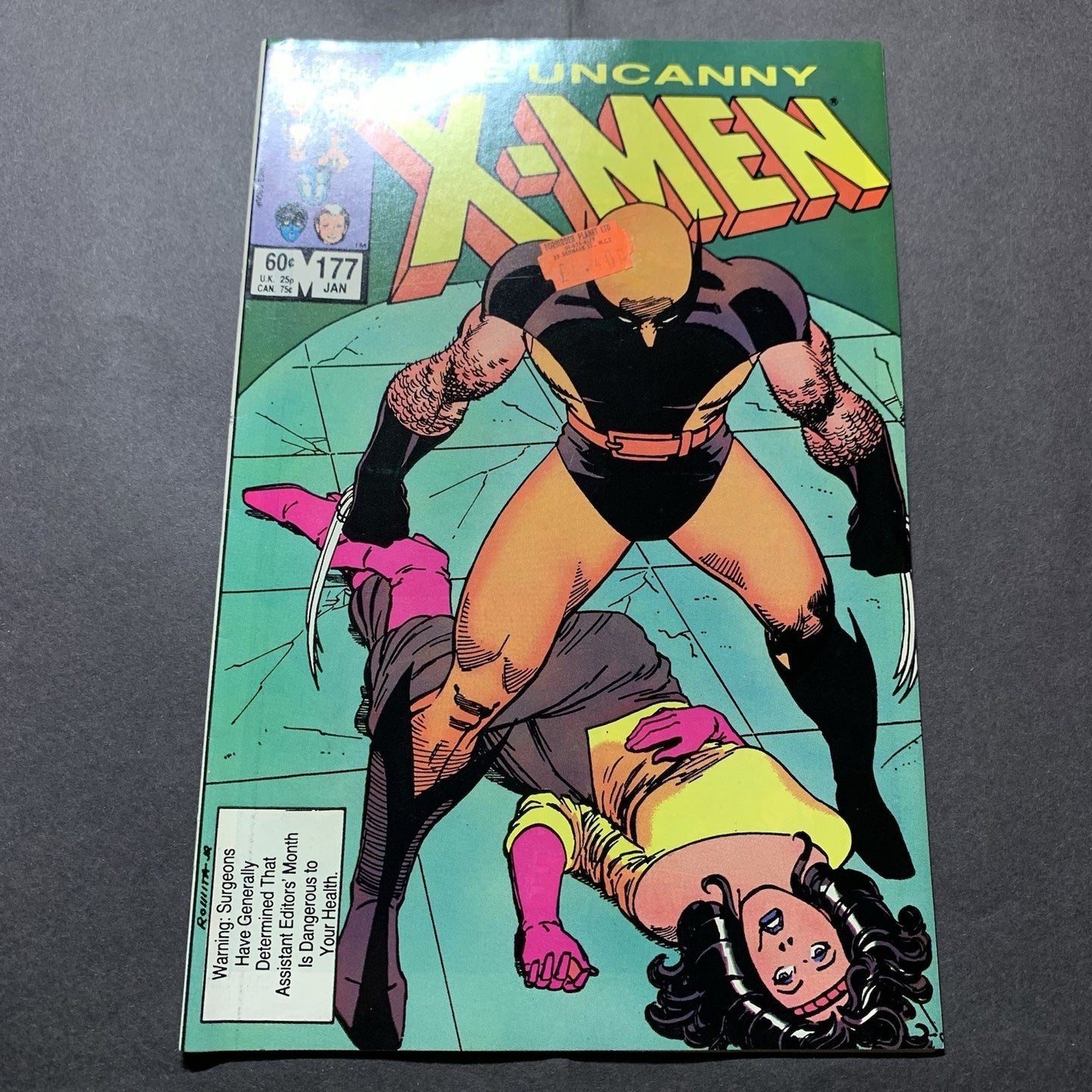 Uncanny x-men 177/ copper age marvel comics 1984