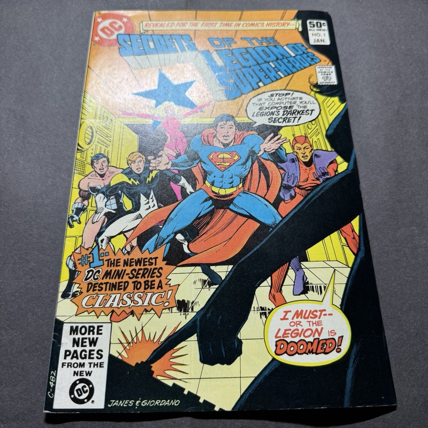 Secrets Of The Legion Of Super-Heroes 1 - Bronze Age Dc Comics 1981