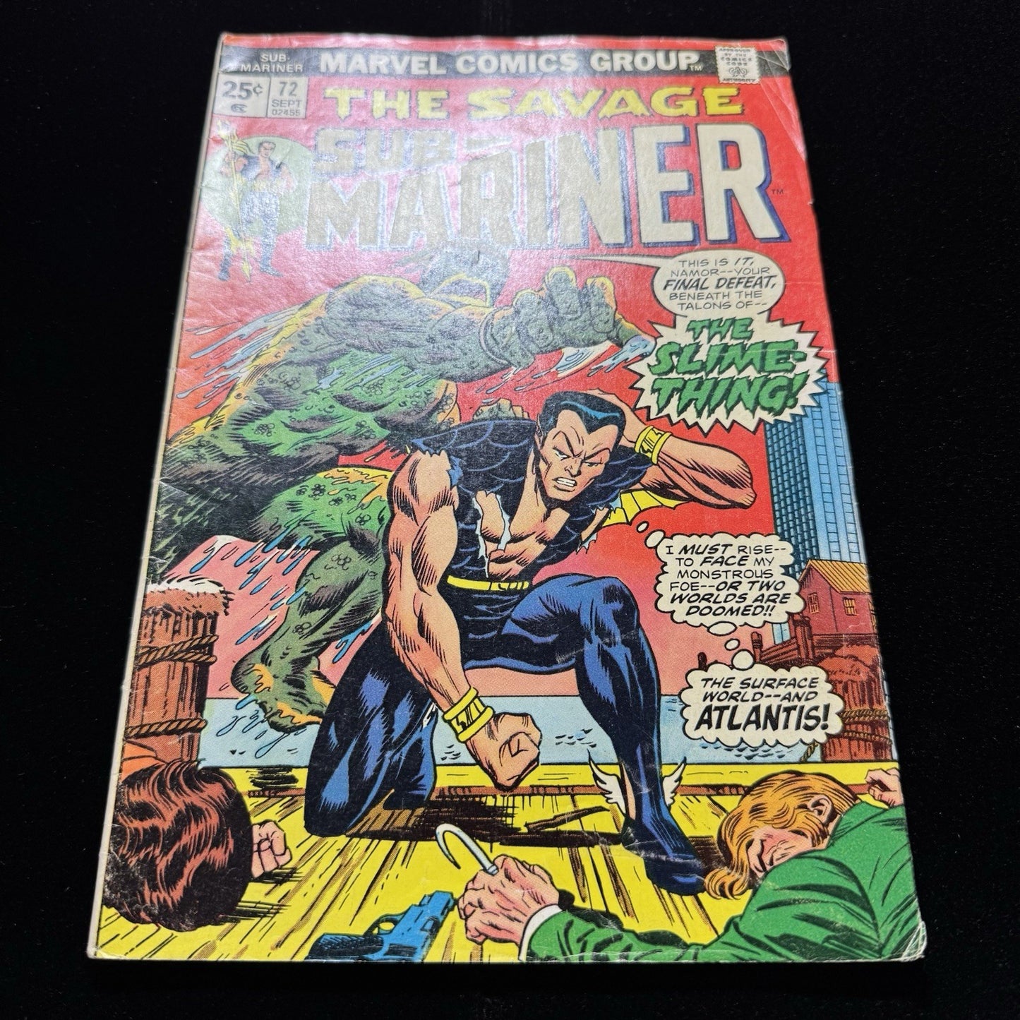 Sub-Mariner 72 - Mark Jewelers Insert - Bronze Age Marvel Comics 1974