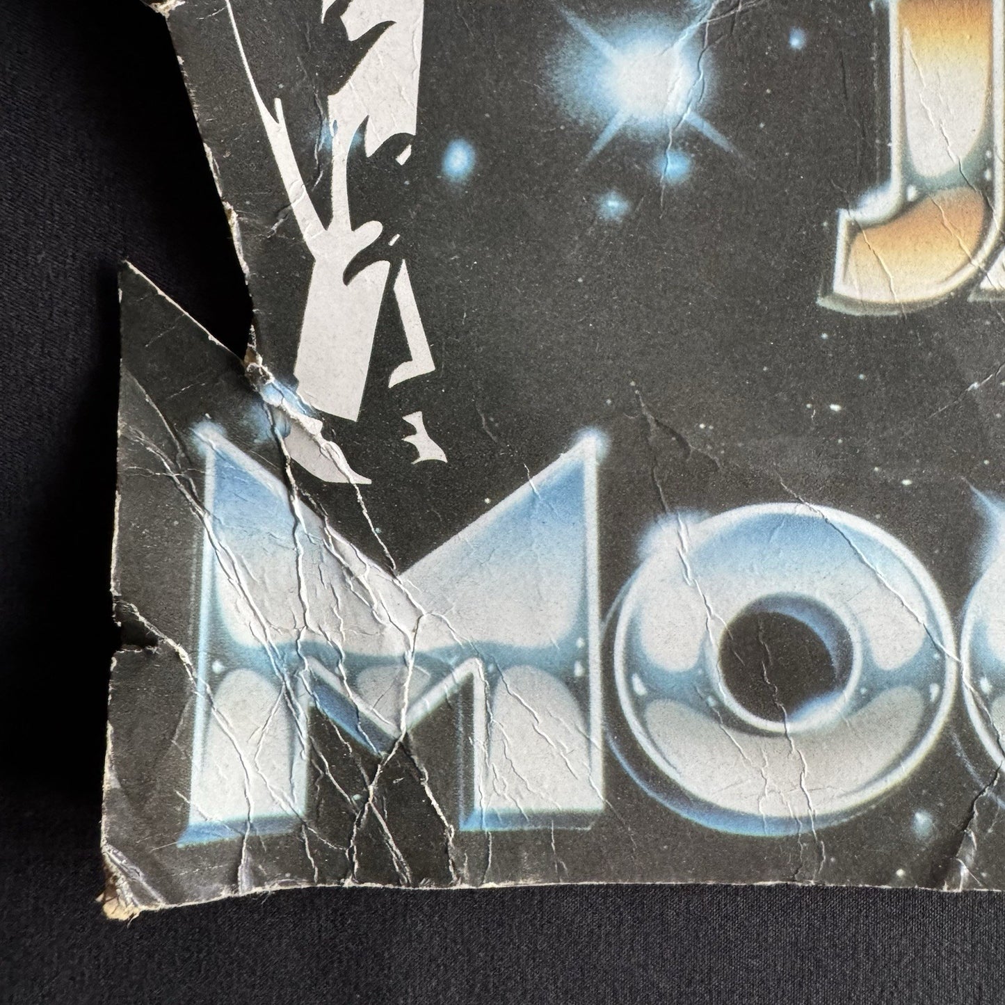 Michael Jackson Moonwalker 1988 Original VHS Promotinal Display Cardboard Poster