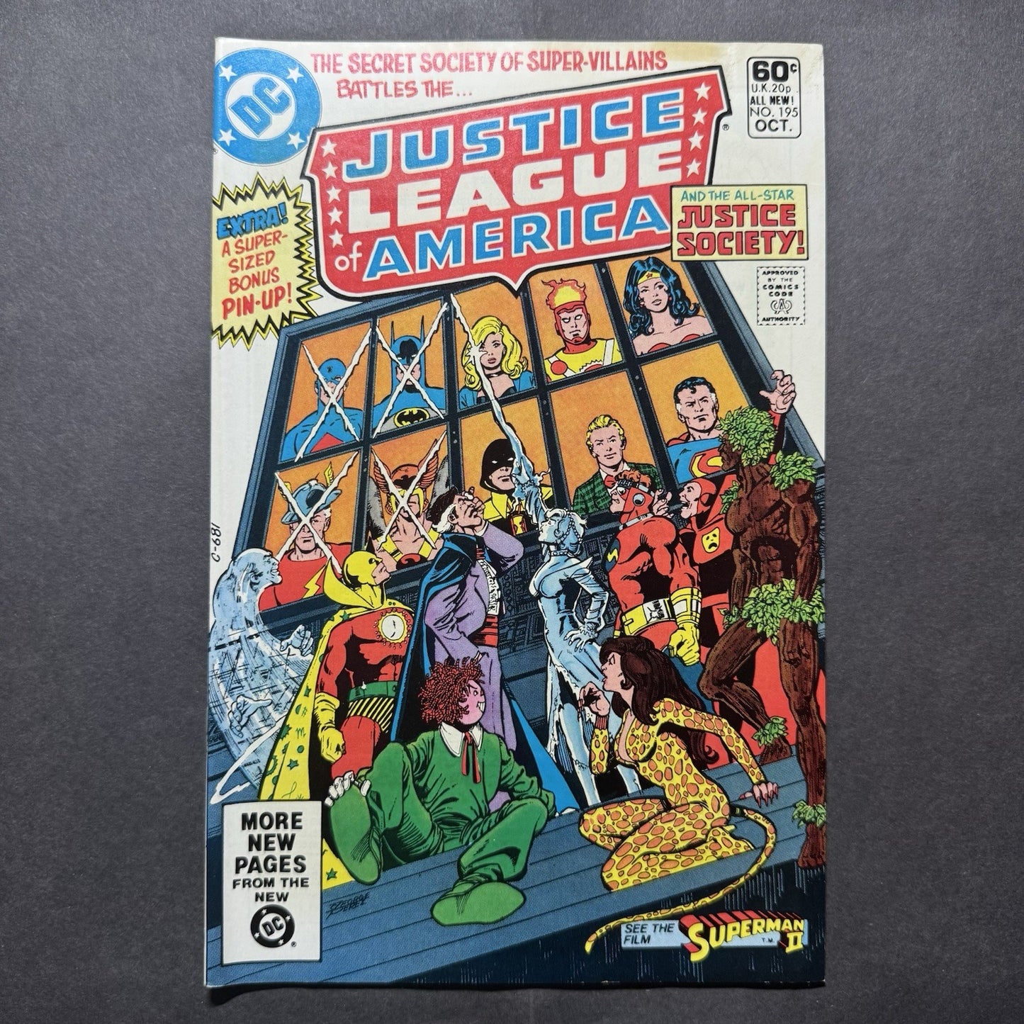 Justice League 195 - Bronze Age Dc Comics 1981