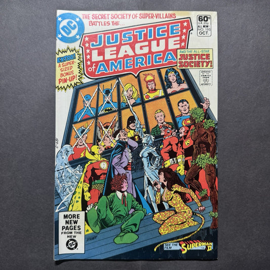 Justice League 195 - Bronze Age Dc Comics 1981