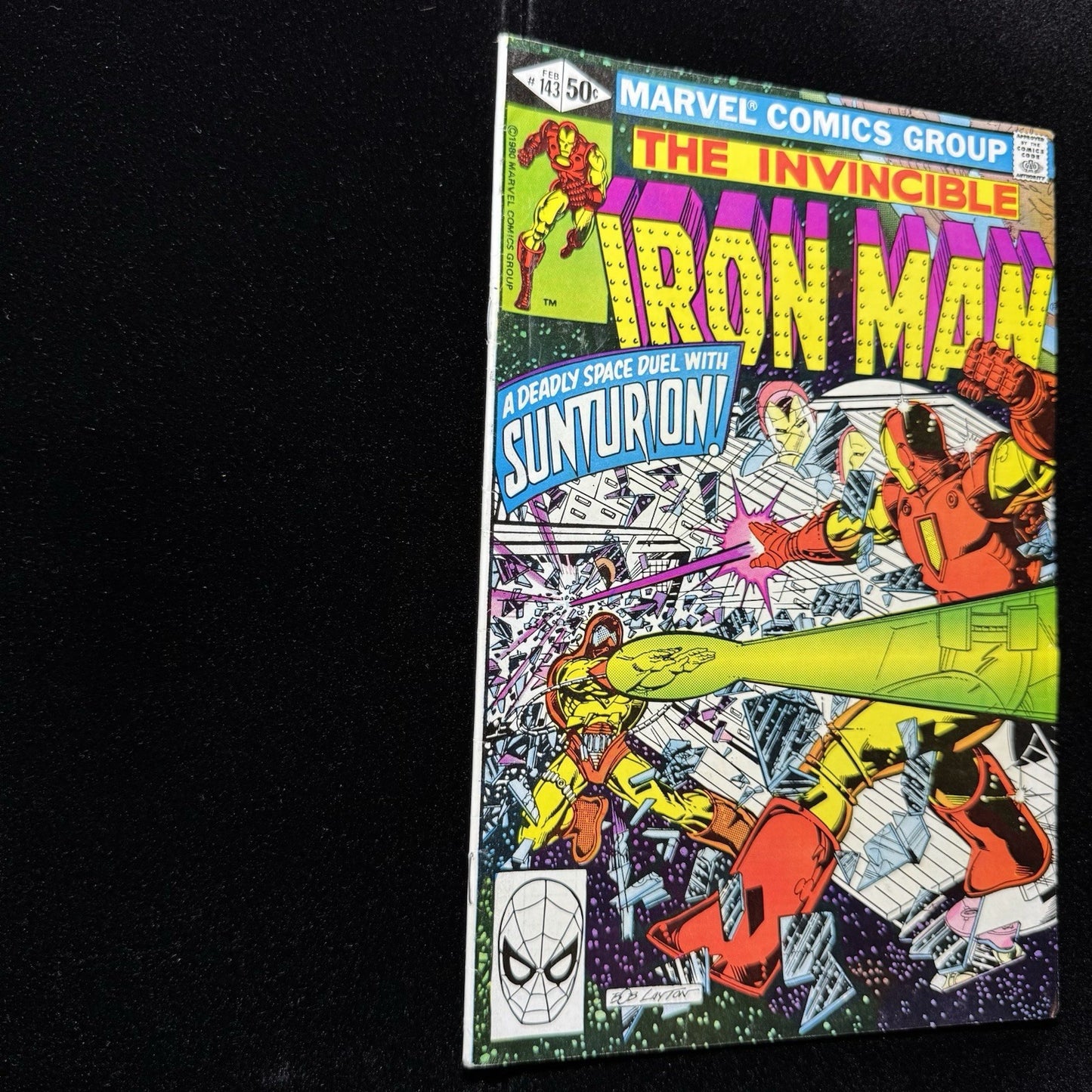 Iron Man 143 - 1st Appearance Of Sunturion- Bronze Age Marvel Comics 1981