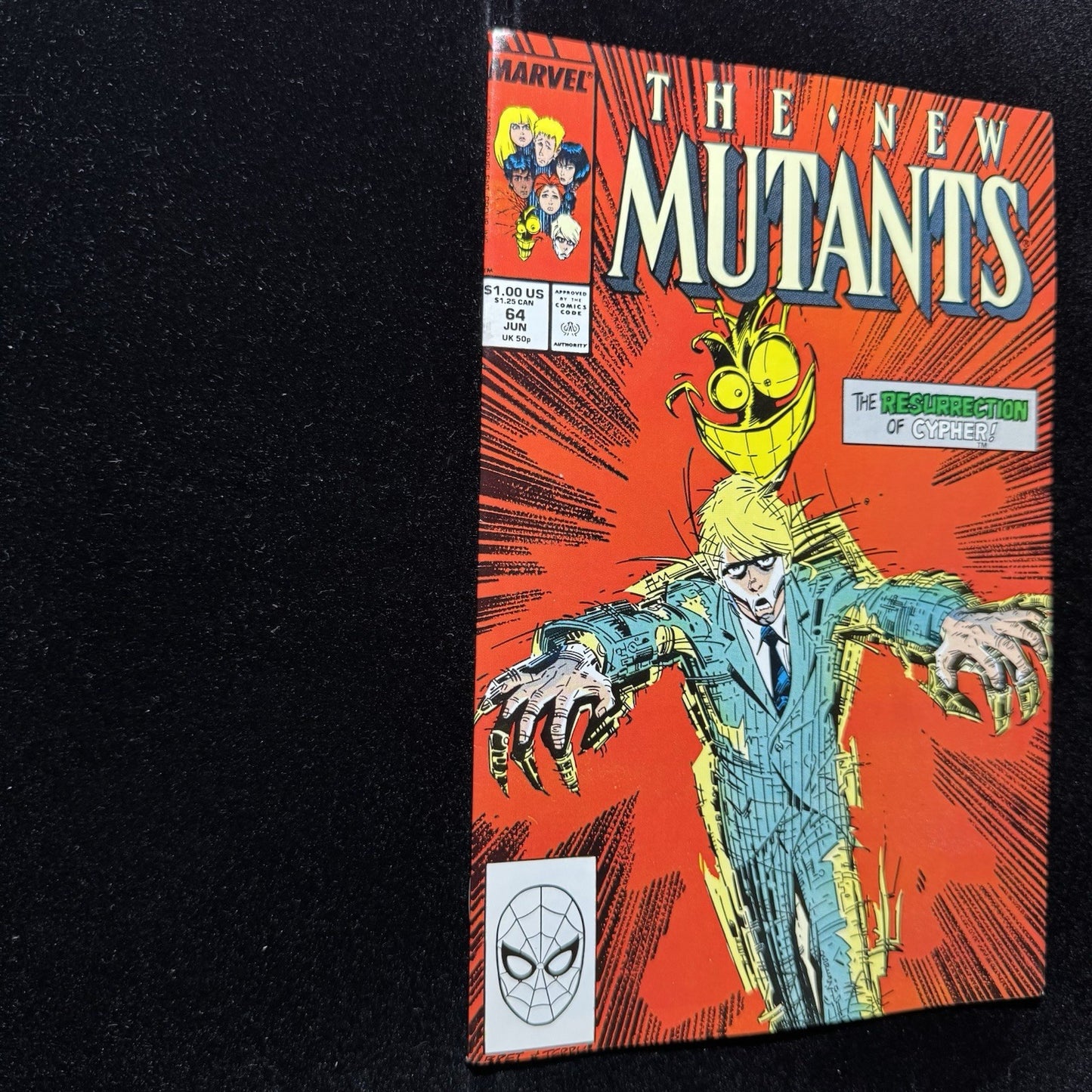 New Mutants 64 - Copper Age Marvel Comics 1988
