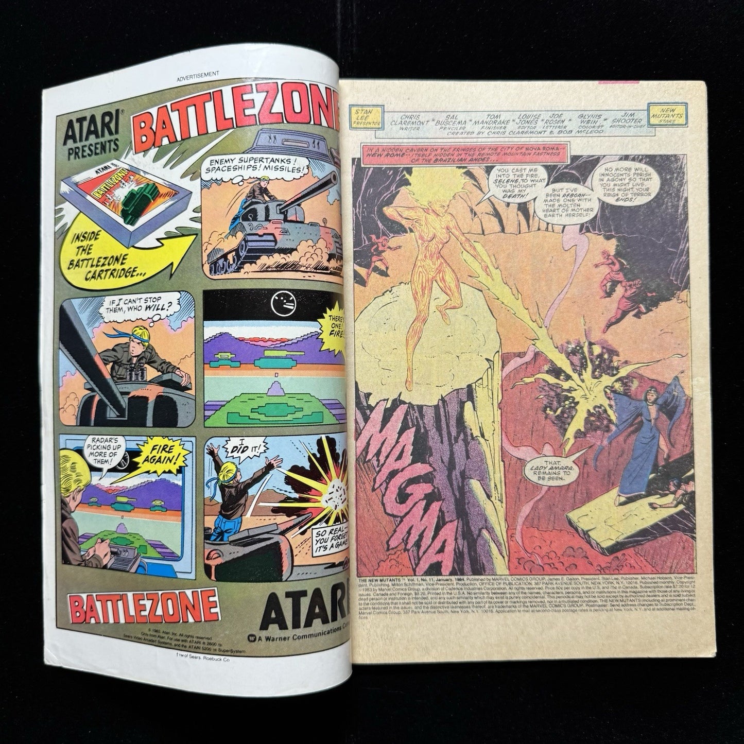 New Mutants 11 - Copper Age Marvel Comics 1984