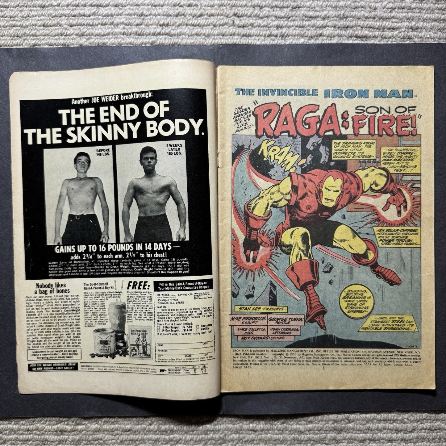 Iron Man 52 - Bronze Age Marvel Comics 1972