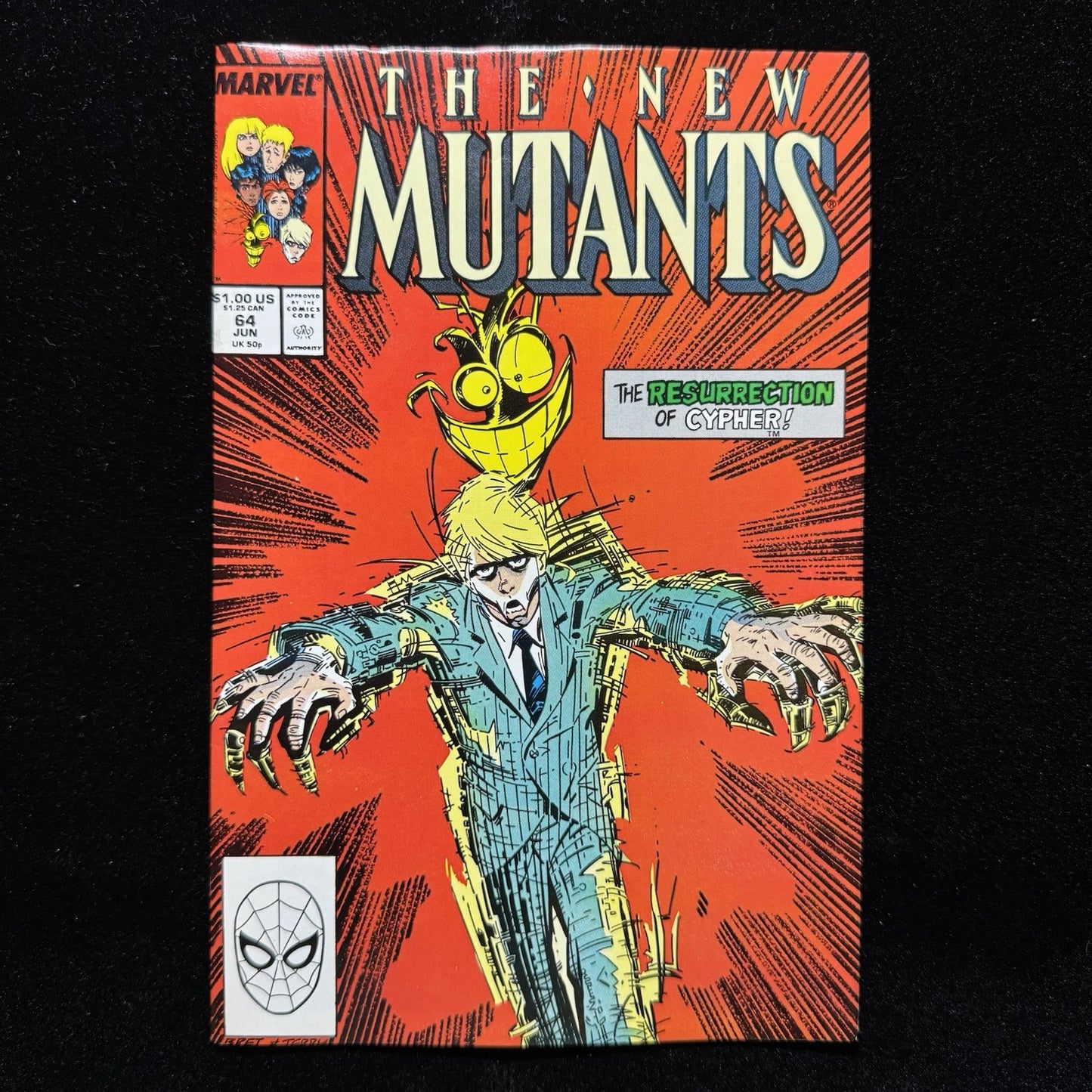New Mutants 64 - Copper Age Marvel Comics 1988