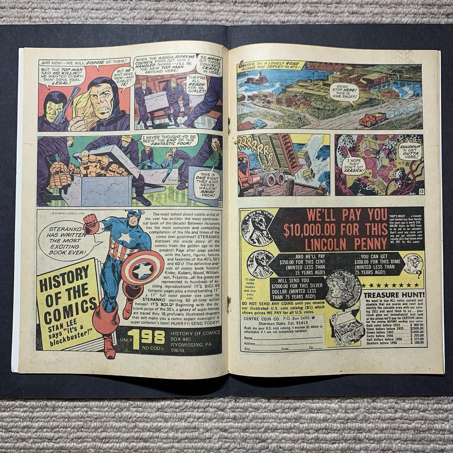 Fantastic Four 101/ Bronze Age Marvel Comics 1970/ FN