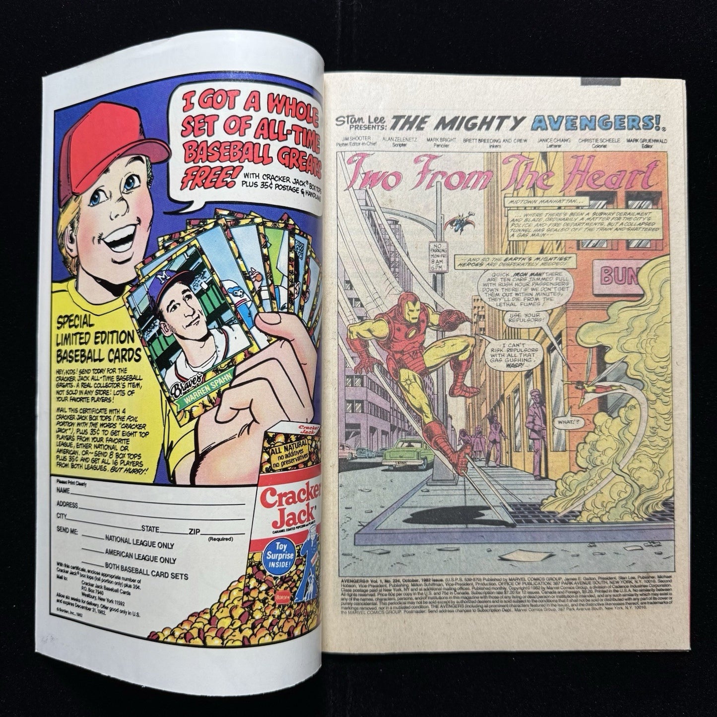 Avengers 224 - Bronze Age Marvel Comics 1982