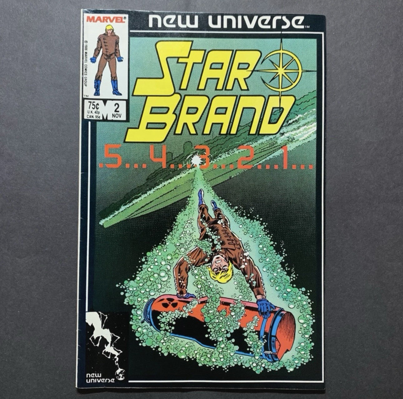 Star Brand 1, 2 and Star Brand Giant Sized annual 1 - copper age marvel 1986/87