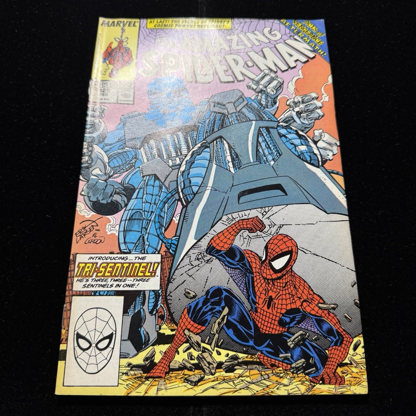 Amazing Spider-Man 329 - 1st App Of Tri-Sentinel - Copper Age Marvel Comics 1990