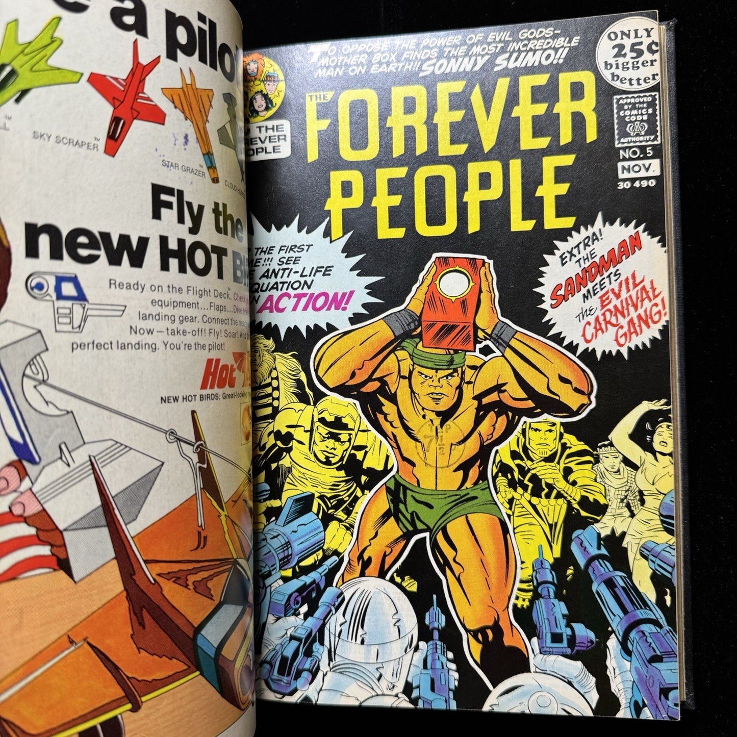 Forever People 1-11 - Bound Volume - 1st App Darkseid - Bronze Age Dc 1971/ 1972
