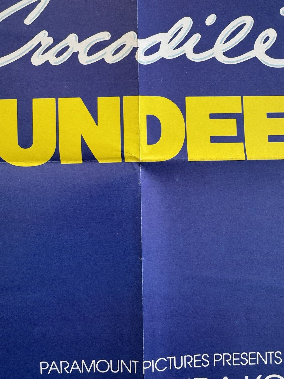 Crocodile Dundee II 1988 Original UK Quad Poster - Folded - Vintage Poster