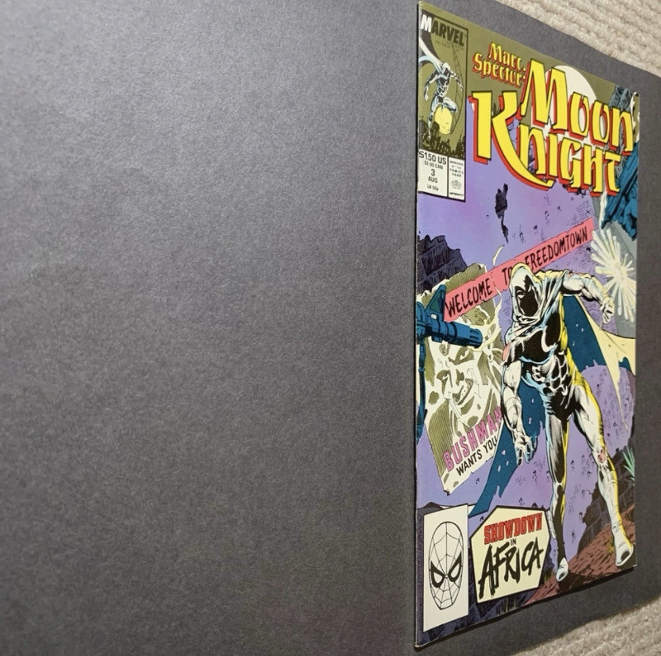 Marc Spectre Moon Knight 3 - Copper Age Marvel Comics 1989
