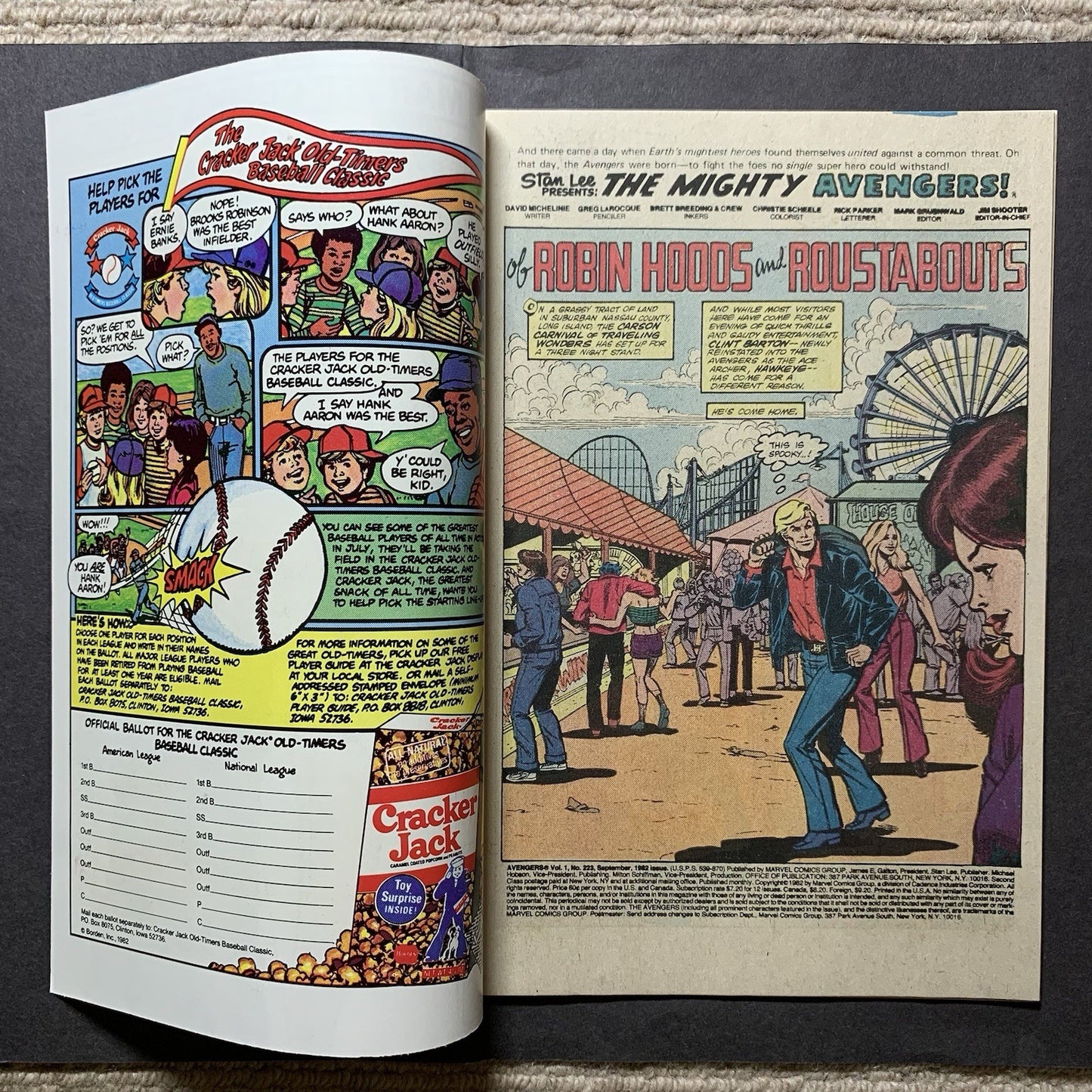 Avengers 223/ Bronze Age Marvel Comics 1982