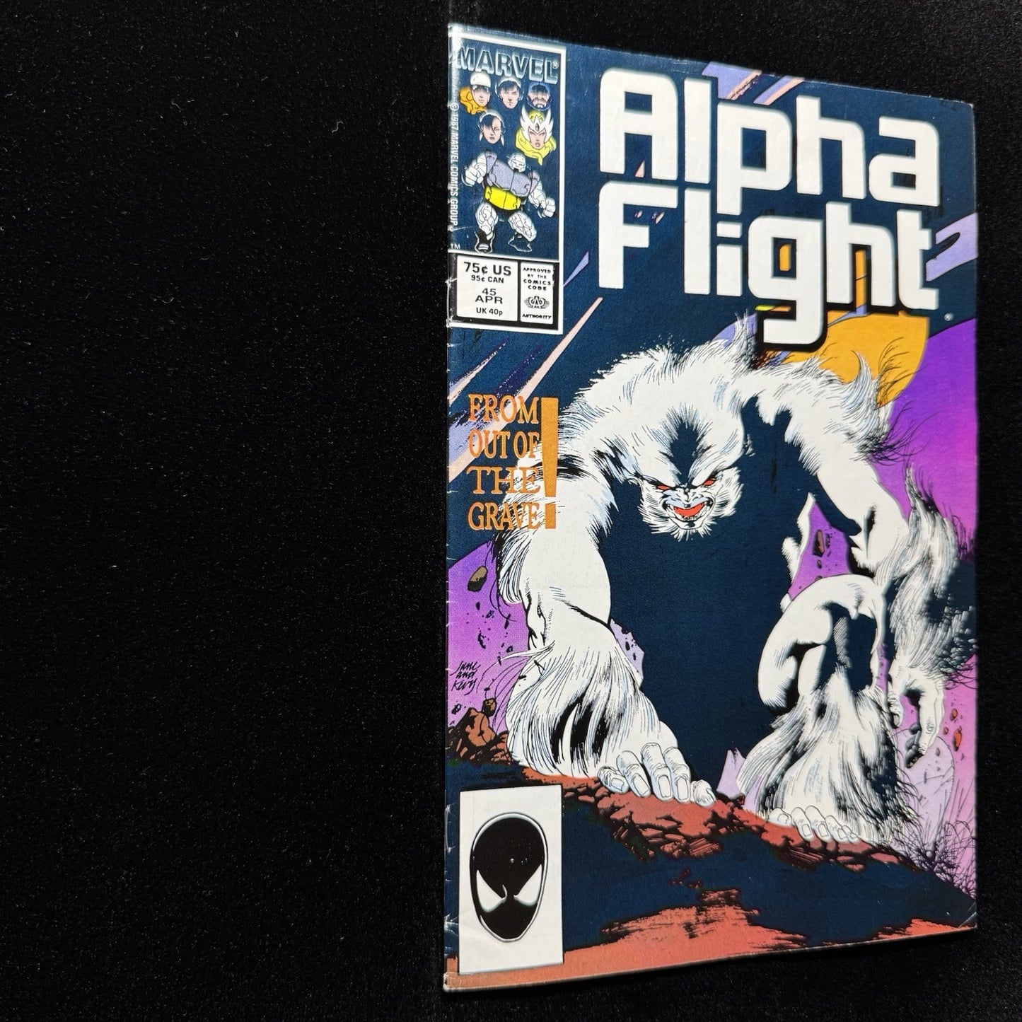 Alpha Flight 45 - Copper Age Marvel Comics 1987