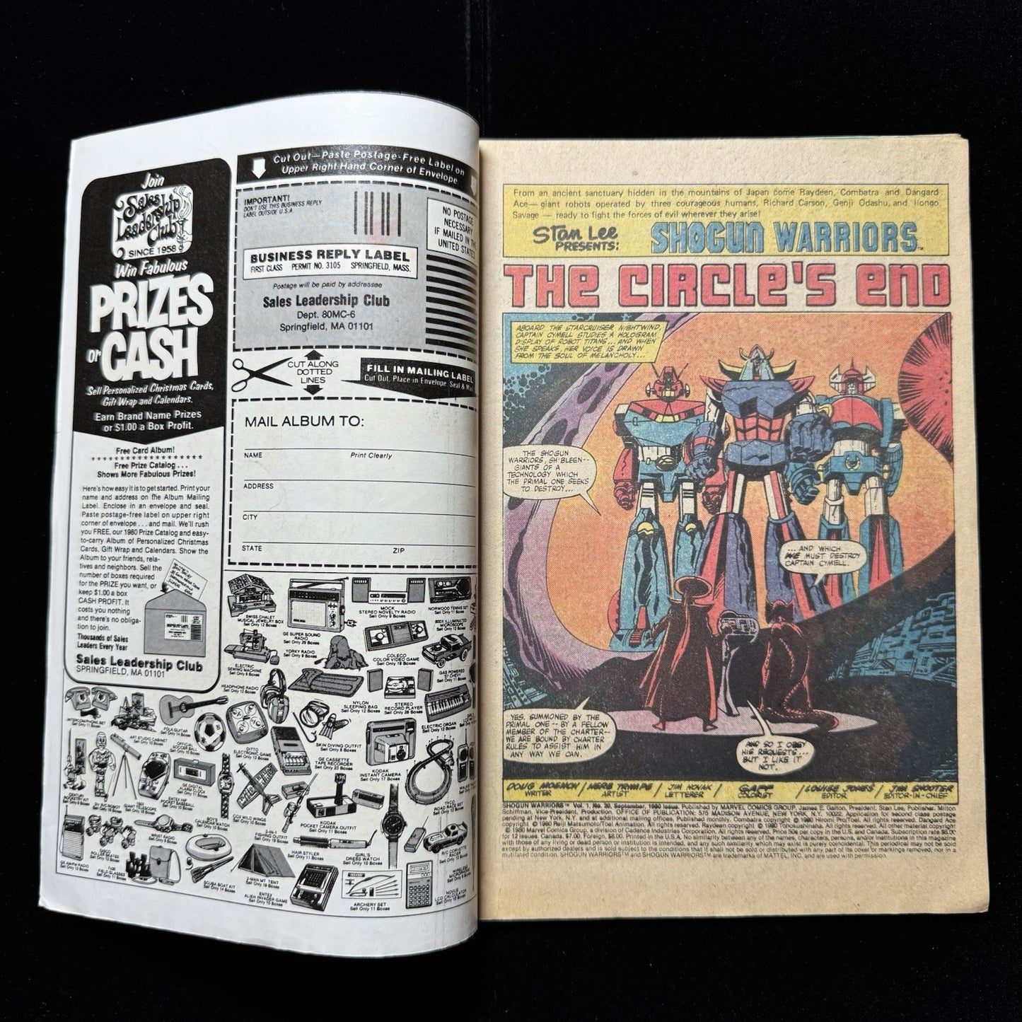 Shogun Warriors 20 - Bronze Age Marvel Comics 1980