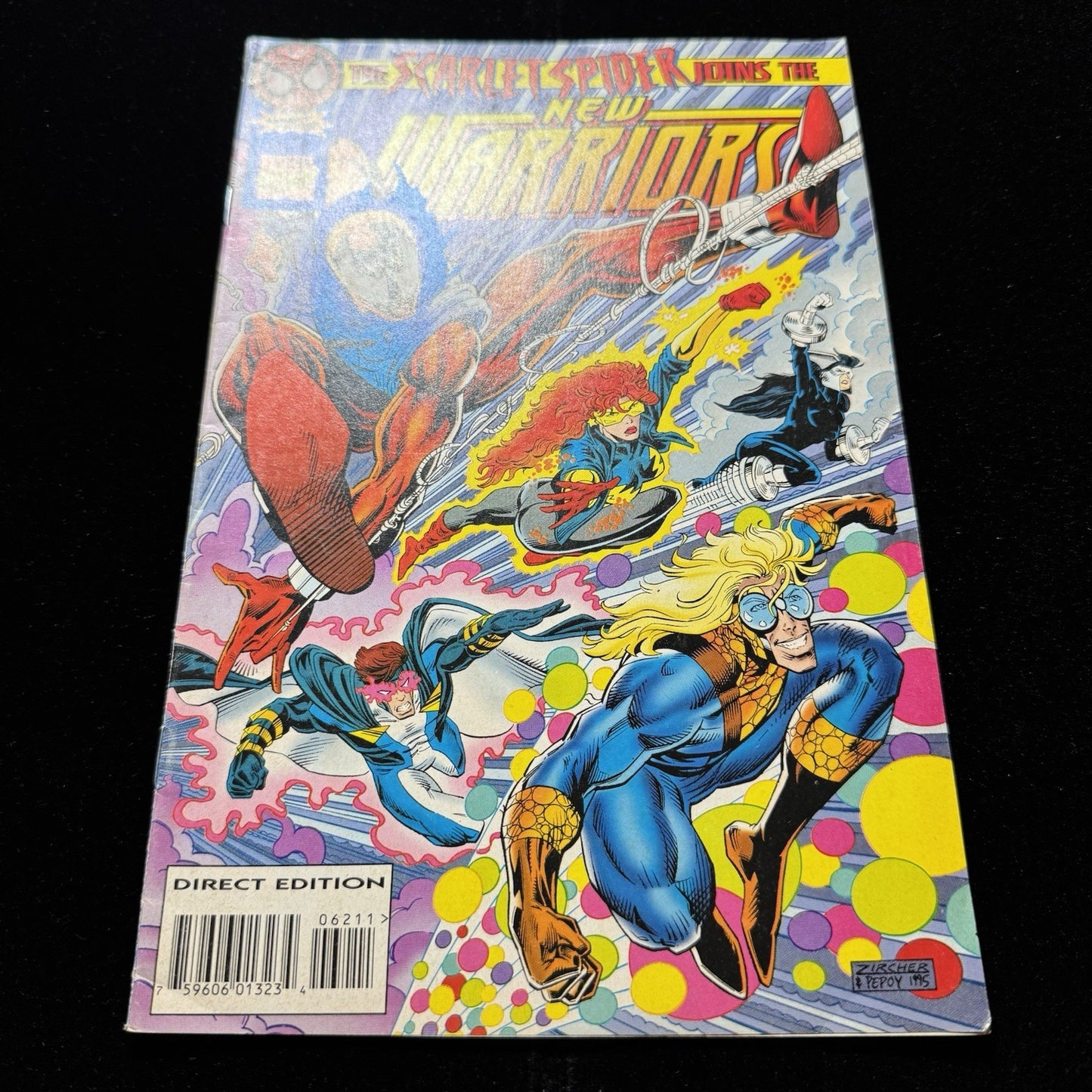 New Warriors 62 - Scarlet Spider Joins New Warriors - Modern Age Comics 1995