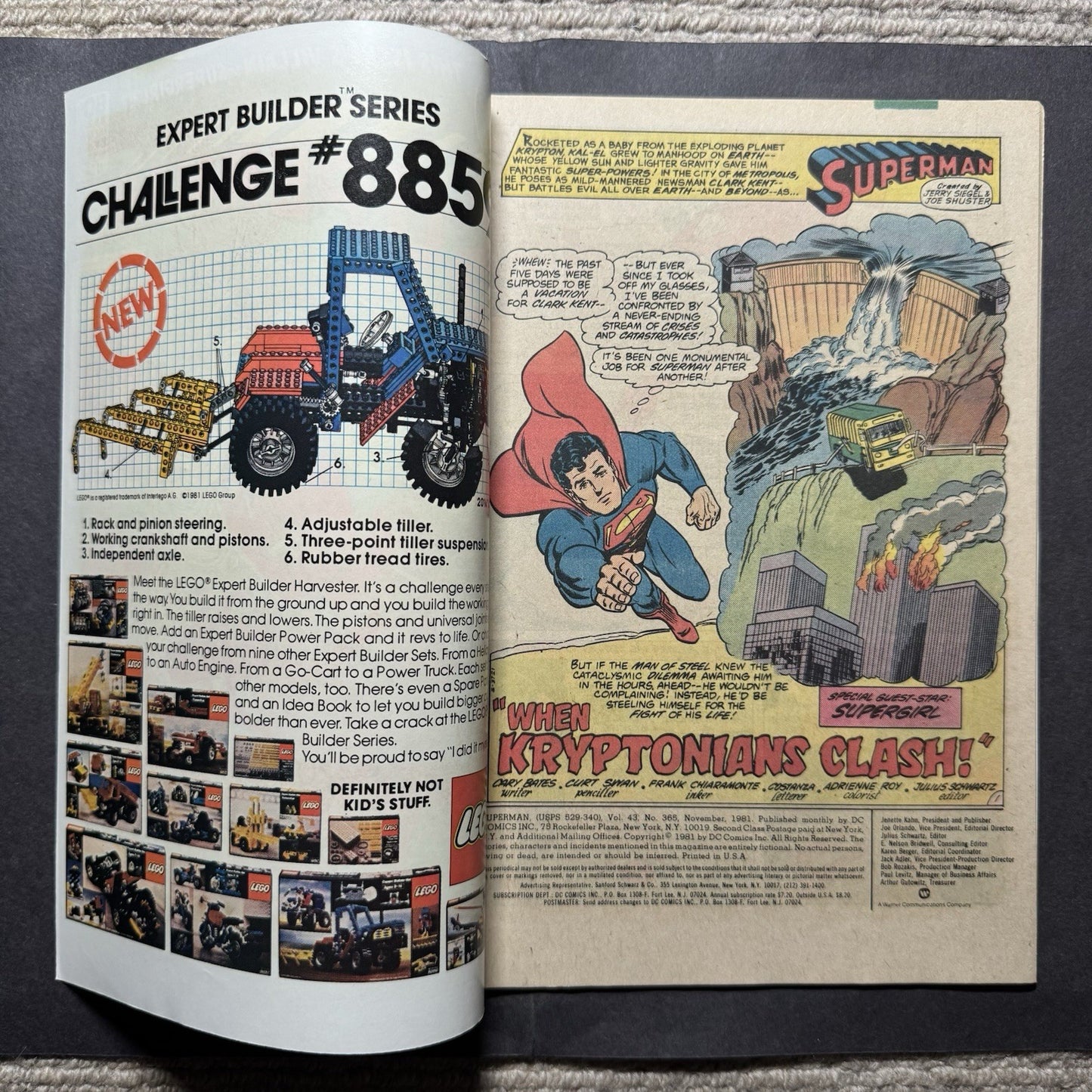 Superman 365 - Bronze Age Dc Comics 1981