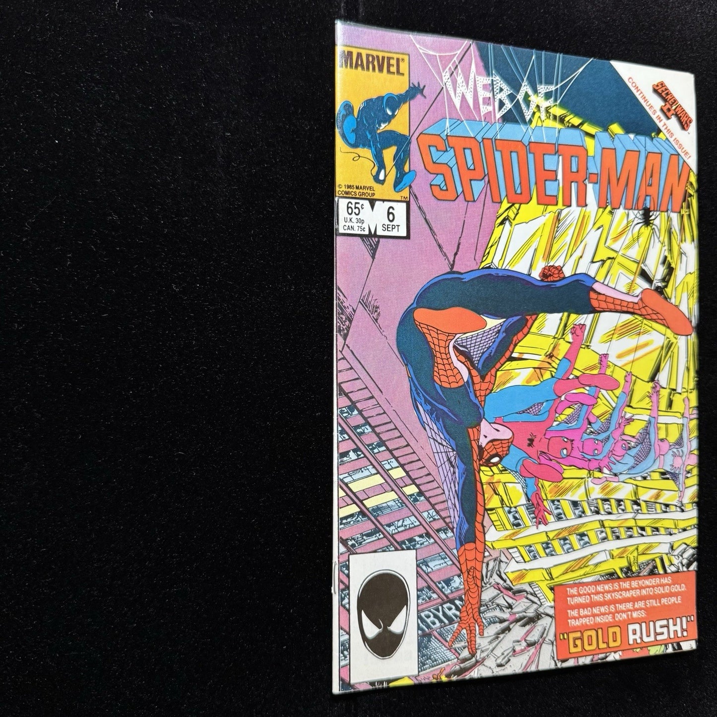 Web Of Spider-Man 6 - Copper Age Marvel Comics 1985