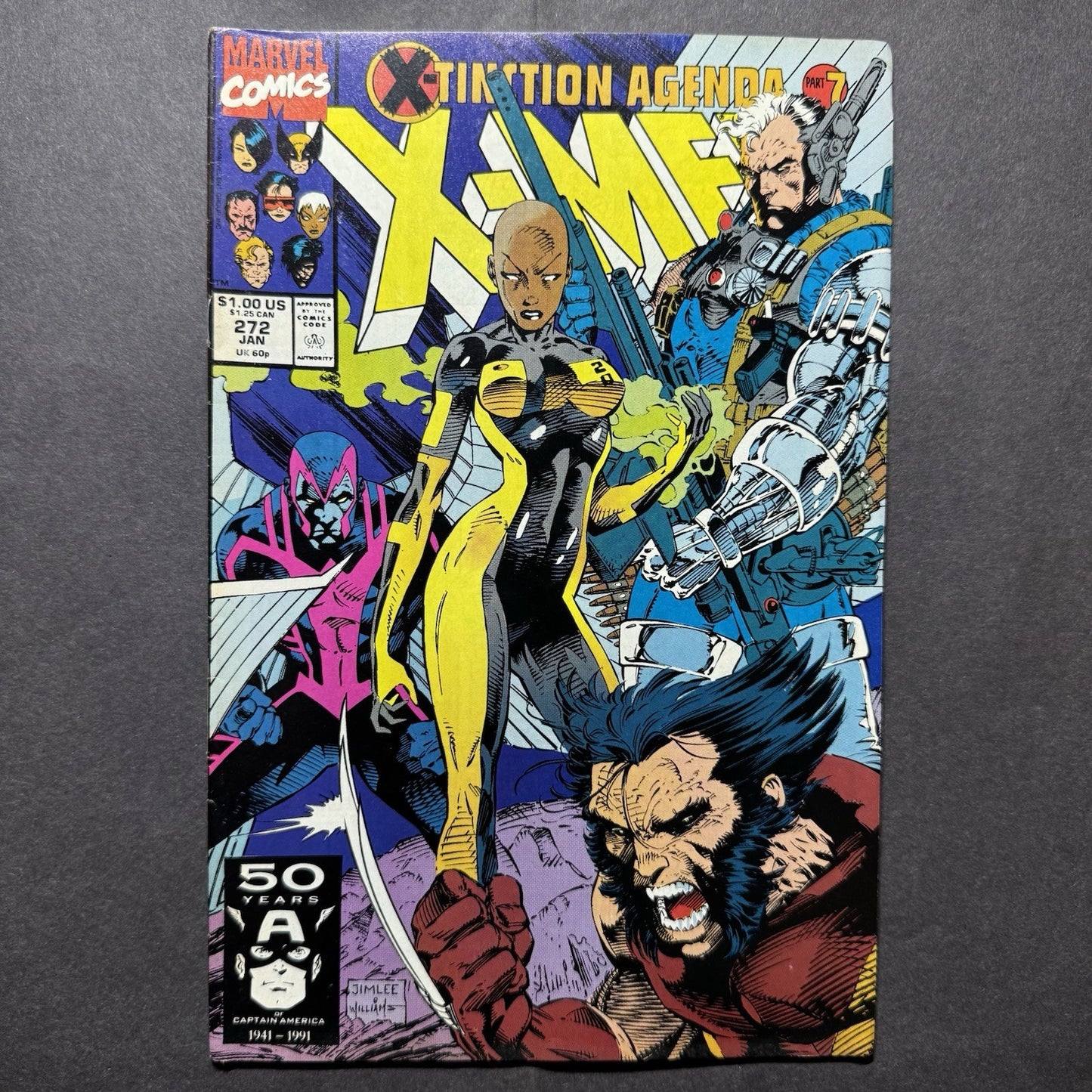 Uncanny X-Men 272/ Copper Age Marvel Comics 1990
