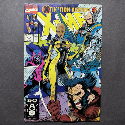 Uncanny X-Men 272/ Copper Age Marvel Comics 1990