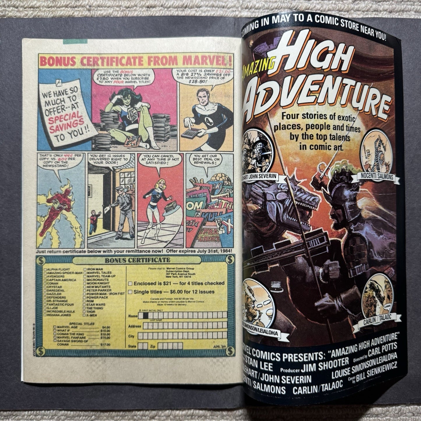 Fantastic Four 269 - Copper Age Marvel Comics 1984